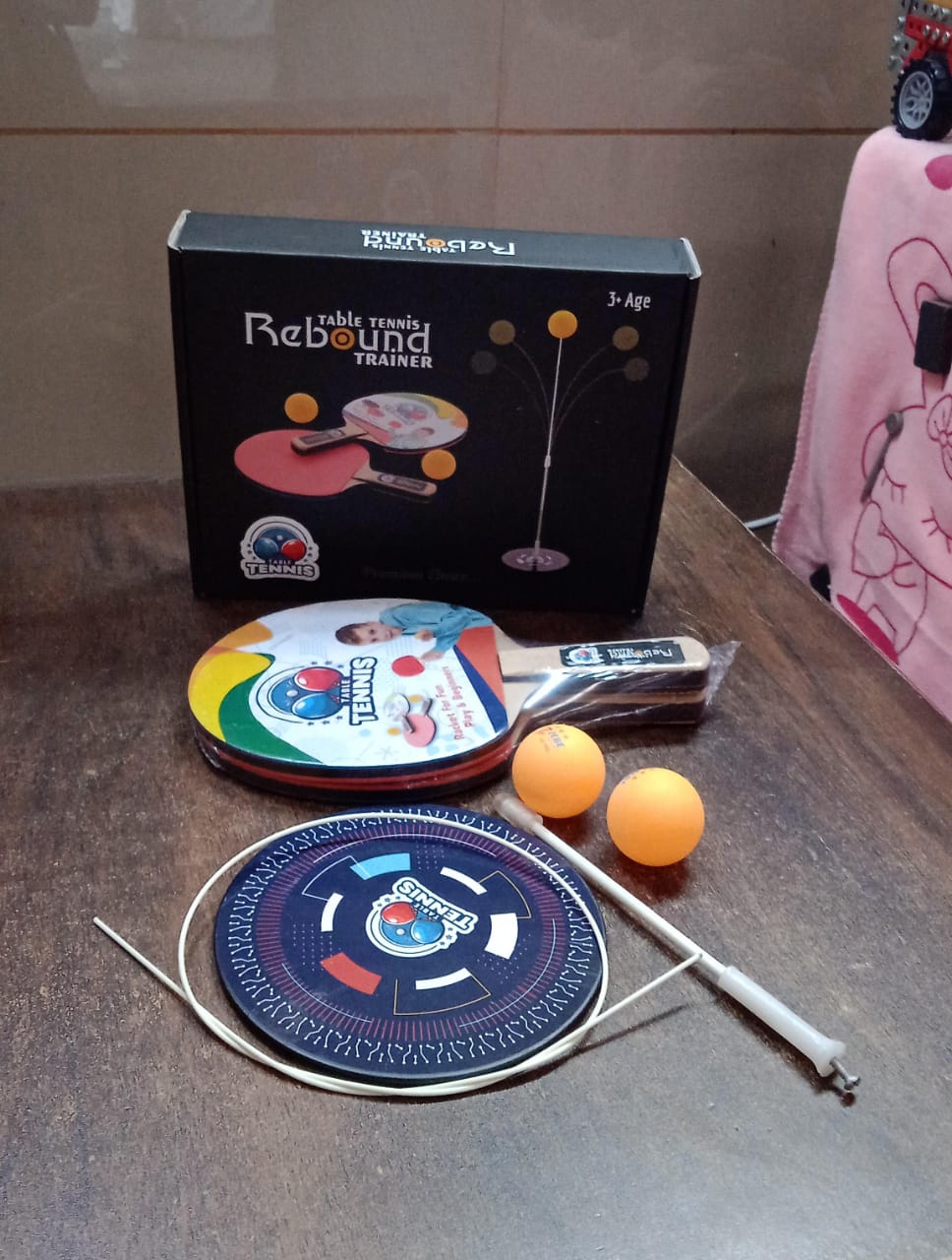 Portable Wiff Waff Rebound Table Tennis Trainer Set (1 Set) Portable Wiff Waff Rebound Table Tennis Trainer Set (1 Set)